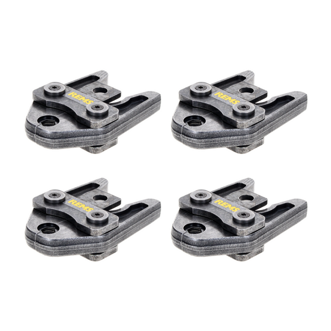 REMS ganascia di pressatura pinza di pressatura 4x Standard V 12 ( 4x 570107 ) per presse radiali ( eccetto Mini-Press )