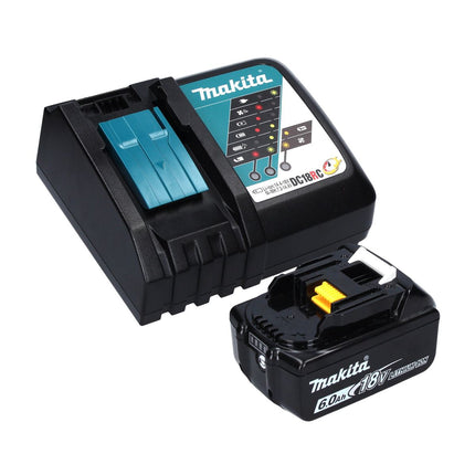 Makita DDF 483 RG1J Akku Bohrschrauber 18 V 40 Nm Brushless + 1x Akku 6,0 + Ladegerät + Makpac