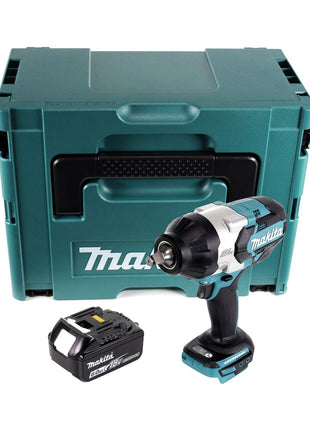 Makita DTW 1002 G1J Llave de impacto a batería 18 V 1000 Nm 1/2" sin escobillas + 1x batería 6,0 Ah + Makpac - sin cargador