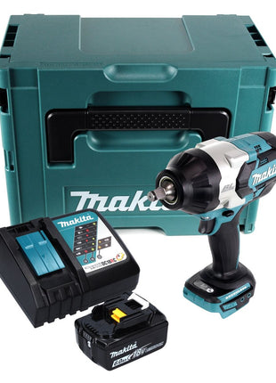 Makita DTW 1002 RG1J Clé à choc sans fil 18 V 1000 Nm 1/2" Brushless + 1x batterie 6,0 Ah + chargeur + Makpac