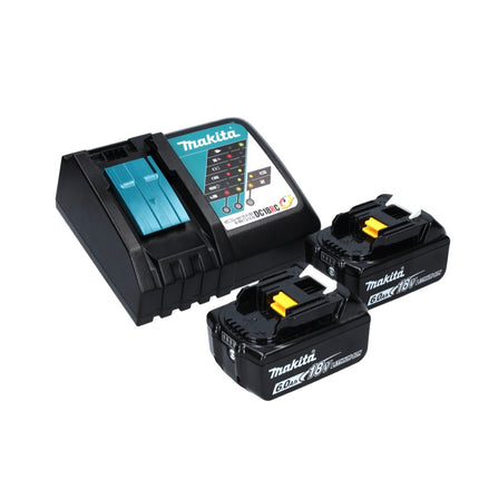 Makita DHR 280 RG trapano a percussione a batteria 36 V ( 2x 18 V ) 2,8 J SDS-plus Brushless + 2x batteria ricaricabile 6,0 Ah + caricabatterie