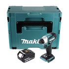Makita DTD 155 G1J 18 V 140 Nm 1/4'' Avvitatore a impulsi senza spazzole + 1x batteria 6,0 Ah + Makpac - senza caricabatterie