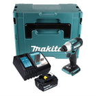 Makita DTD 155 RG1J Atornillador de impacto inalámbrico 18 V 140 Nm 1/4