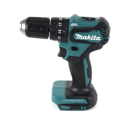 Makita DHP 483 T1J Trapano avvitatore a percussione nero a batteria 18V / 40Nm  + 1x Batteria 5,0 Ah + Valigetta Makpac - senza caricabatterie