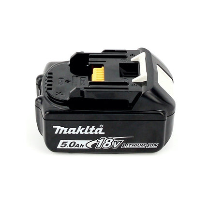 Makita DHP 483 T1J Trapano avvitatore a percussione nero a batteria 18V / 40Nm  + 1x Batteria 5,0 Ah + Valigetta Makpac - senza caricabatterie