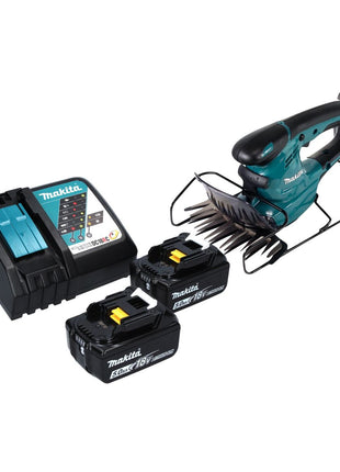 Cisaille à gazon sur batterie Makita DUM 168 RT 18 V + 2x batteries 5,0 Ah + chargeur