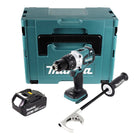 Makita DDF 481 T1J Akku Bohrschrauber 18 V 115 Nm Brushless + 1x Akku 5,0 Ah + Makpac - ohne Ladegerät