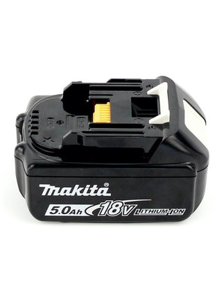 Makita DDF 458 T1J W perceuse-visseuse sans fil 18 V 91 Nm blanc + 1x batterie 5,0 Ah + Makpac - sans chargeur