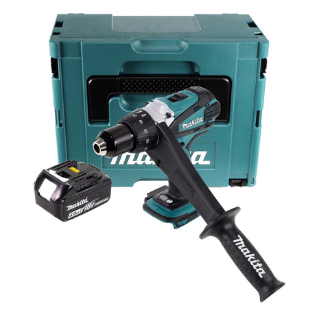 Makita DDF 458 M1J Akku Bohrschrauber 18 V 91 Nm + 1x Akku 4,0 Ah + Makpac - ohne Ladegerät