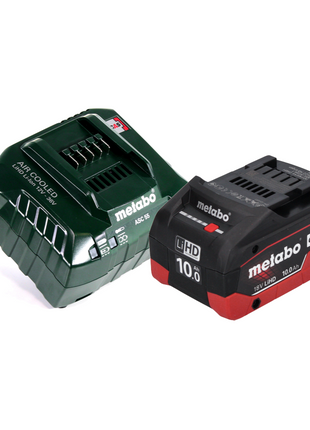 Metabo KHA 18 LTX Akku Kombihammer 18 V 2,2 J SDS Plus + 1x Akku 10,0 Ah + Ladegerät + metaBOX