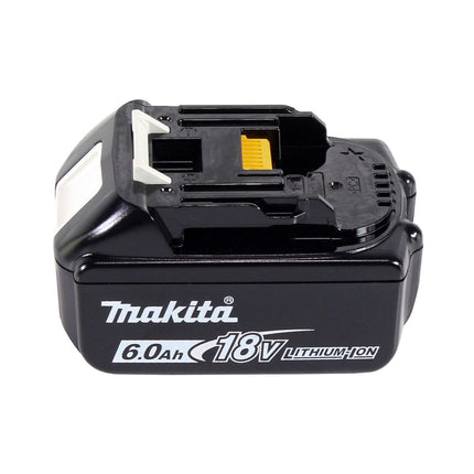 Compattatore a batteria Makita DVR 450 G1 18 V 1,2 m + 1x batteria 6,0 Ah - senza caricabatterie