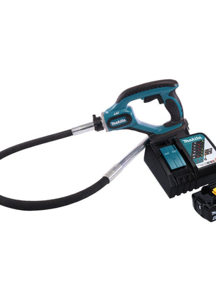 Makita DVR 450 RG1 Compacteur de béton sans fil 18 V 1,2 m + 1x Batterie 6,0 Ah + Chargeur