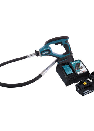 Makita DVR 450 RG Akku Betonverdichter 18 V 1,2 m + 2x Akku 6,0 Ah + Ladegerät