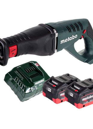 Metabo ASE 18 LTX Akku Säbelsäge Reciprosäge 18 V + 2x Akku 8,0 Ah + Ladegerät