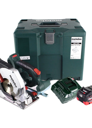 Metabo MKS 18 LTX 58 Akku Metall Handkreissäge 18 V 165 mm + 1x Akku 8,0 Ah + Ladegerät + MetaLoc