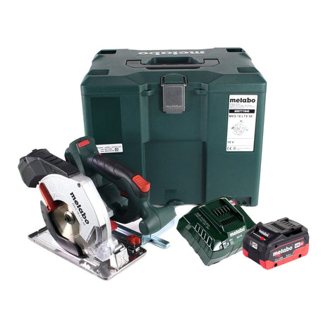 Metabo MKS 18 LTX 58 Akku Metall Handkreissäge 18 V 165 mm + 1x Akku 8,0 Ah + Ladegerät + MetaLoc