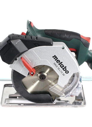 Metabo MKS 18 LTX 58 Akku Metall Handkreissäge 18 V 165 mm + 1x Akku 5,5 Ah + MetaLoc - ohne Ladegerät