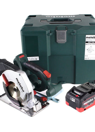 Metabo MKS 18 LTX 58 Akku Metall Handkreissäge 18 V 165 mm + 1x Akku 5,5 Ah + MetaLoc - ohne Ladegerät