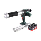 Pistola de cartuchos de batería Metabo KPA 18 LTX 400 18 V + 1x batería 5,5 Ah - sin cargador