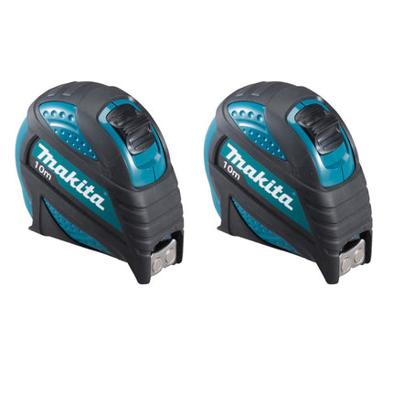 Makita 2x B-57168 Metro a nastro 10 m con gancio magnetico