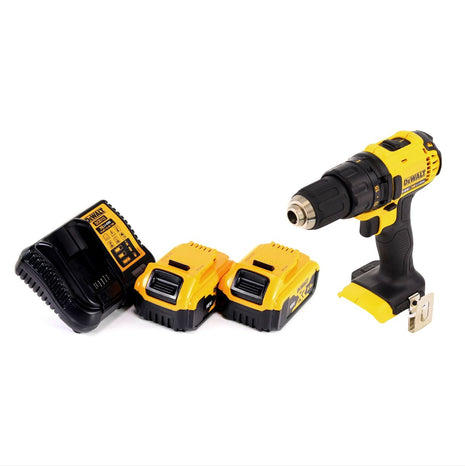 Taladro atornillador inalámbrico Dewalt DCD 780 P2 18 V 60 Nm + 2 baterías 5,0 Ah + cargador