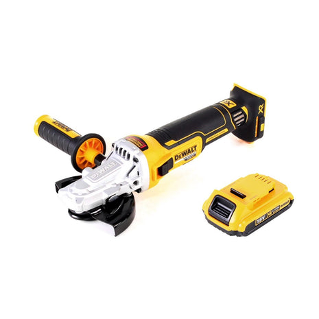 DeWalt DCG 405 FN Akku Winkelschleifer 18 V 125 mm Brushless + 1x Akku 2,0 Ah - ohne Ladegerät