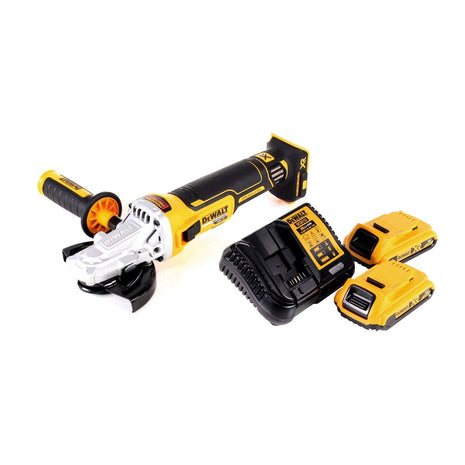 DeWalt DCG 405 FN 18 V Li-Ion Meuleuse sans fil à tête plate 125mm Brushless - sans Batterie - sans Chargeur - sans Coffret