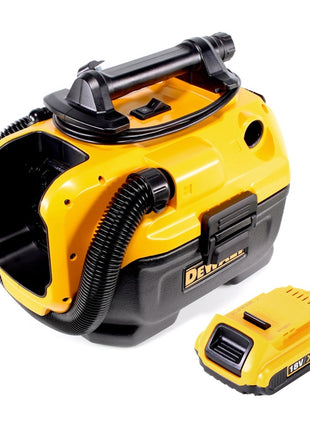 Dewalt DCV 582 Akku Nass und Trockensauger 14,4 - 18 V + 1x Akku 2,0 Ah - ohne Ladegerät