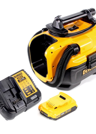 Dewalt DCV 582 Akku Nass und Trockensauger 14,4 - 18 V + 1x Akku 2,0 Ah + Ladegerät