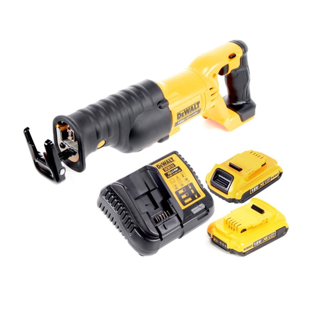 Dewalt DCS 380 D2 sega alternativa a batteria Sega alternativa 18 V + 2x batteria ricaricabile 2,0 Ah + caricatore