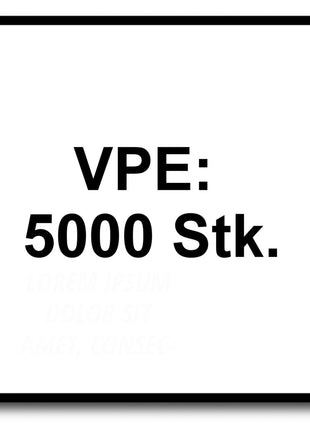 Vis pour cloisons sèches SPAX GIX-B 3,9 x 55 mm 5000 pièces (5x 1891170390556) tête trompette à filetage complet pointe aiguille fente cruciforme H2