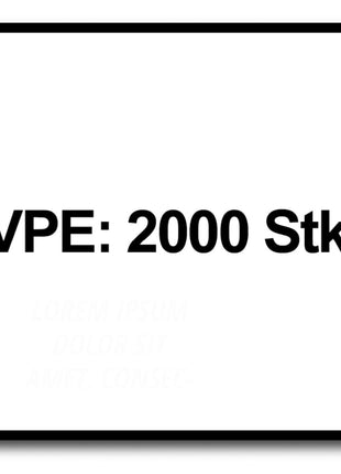 Tornillos para paneles de yeso SPAX GIX-B 3,9 x 35 mm 2000 piezas (2x 1891170390356) punta de aguja hilo completo cabeza de trompeta punta de aguja ranura cruzada H2