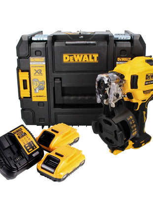 DeWalt DCN 45 RNL2 Akku Nagler Coil Nailer 18 V 19 - 44 mm Brushless + 2x Akku 3,0 Ah + Ladegerät + TSTAK