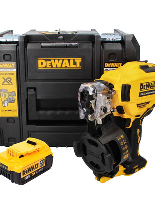 DeWalt DCN 45 RNNT Akku Nagler Coil Nailer 18 V 19 - 44 mm Brushless + 1x Akku 4,0 Ah + TSTAK - ohne Ladegerät