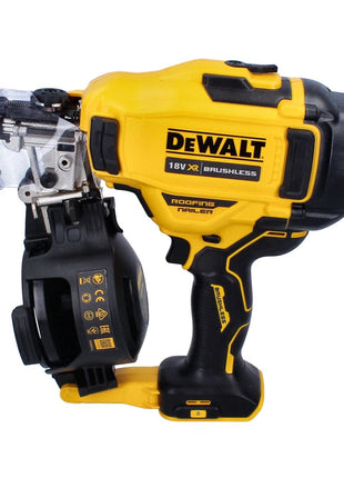 Cloueur à bobine DeWalt DCN 45 RNM2 18 V 19 - 44 mm sans balais + 2x batterie 4,0 Ah + chargeur + TSTAK