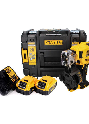 DeWalt DCN 45 RNP2 Akku Nagler Coil Nailer 18 V 19 - 44 mm Brushless + 2x Akku 5,0 Ah + Ladegerät + TSTAK