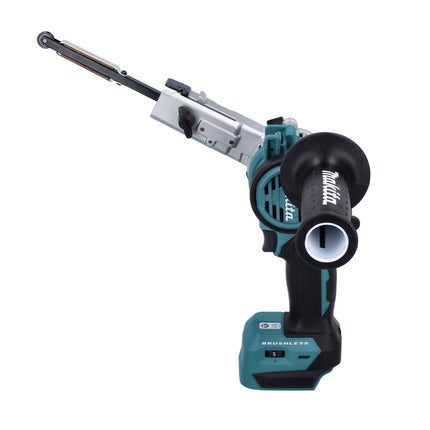 Makita DBS 180 T1J Akku Bandfeile 18 V 9 x 533 mm Brushless + 1x Akku 5,0 Ah + Makpac - ohne Ladegerät