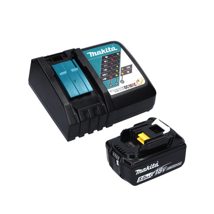 Makita DBS 180 RT1J Akku Bandfeile 18 V 9 x 533 mm Brushless + 1x Akku 5,0 Ah + Ladegerät + Makpac - Toolbrothers