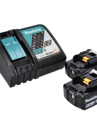 Makita Kit combo DLX 2176 TJ 18 V avec DHP 481 115 Nm Brushless + DTD 152 165 Nm + 2x Batteries 5.0 Ah + Chargeur + Coffret Makpac