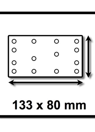 Festool STF 80x133 Schleifstreifen Granat P400 80 x 133 mm 200 Stk. ( 2x 497126 ) für Rutscher RTS 400, RTSC 400, RS 400, RS 4, LS 130 - Toolbrothers