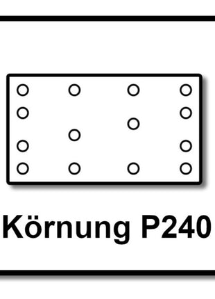 Festool STF 80x133 Schleifstreifen Granat P240 80 x 133 mm 200 Stk. ( 2x 497124 ) für Rutscher RTS 400, RTSC 400, RS 400, RS 4, LS 130 - Toolbrothers