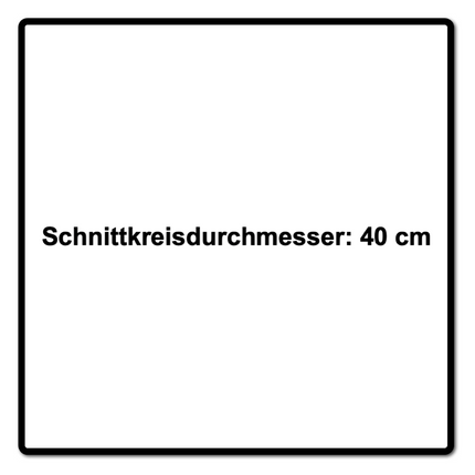 Metabo FSD 36-18 LTX BL 40 Decespugliatore a batteria 36 V ( 2x 18 V ) impugnatura rotonda Brushless Solo ( 601610850 ) - senza batteria, senza caricabatterie