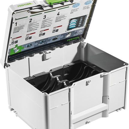 Festool SYS-STF D 150 4S Systainer³ ( 576843 ) Systemkoffer mit Einlage für Schleifmittel Ø 150 mm