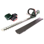 Metabo AHS 18-65 V tagliasiepi a batteria 18 V 63 cm + 2x batteria 5,5 Ah + caricatore