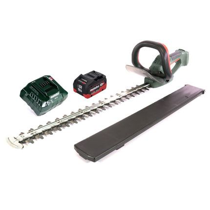 Metabo AHS 18-65 V tagliasiepi a batteria 18 V 63 cm + 1x batteria 10,0 Ah + caricabatterie