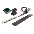 Metabo AHS 18-65 V tagliasiepi a batteria 18 V 63 cm + 2x batteria 10,0 Ah + caricatore