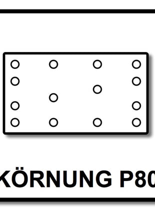 Festool Schleifstreifen STF 80 x 133 P80 RU2/50  ( 2x 499048 ) Hochleistungsschleifmittel - Toolbrothers