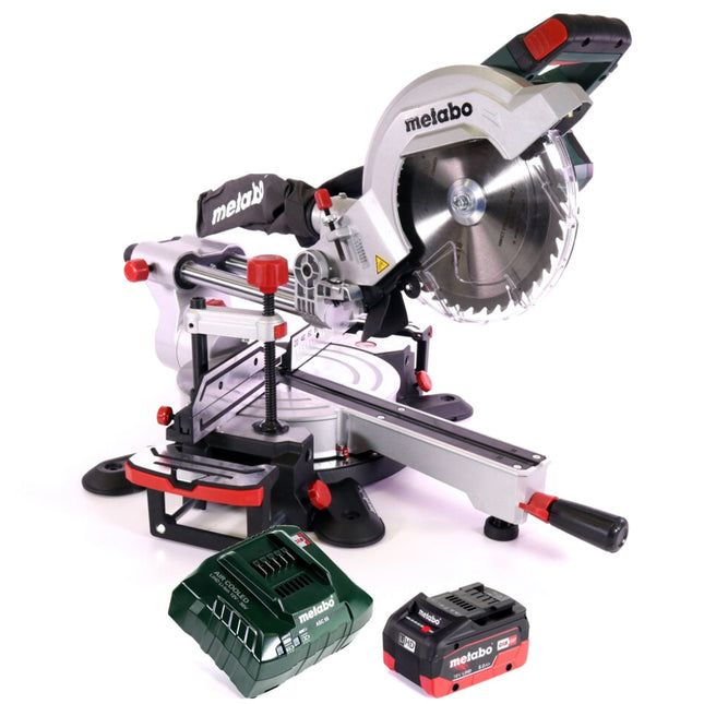 Metabo KGS 18 LTX 216 Akku Kappsäge 18 V 216 mm + 1x Akku 8,0 Ah + Ladegerät
