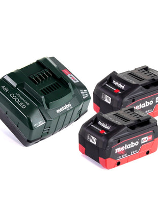 Sierra tronzadora de batería Metabo KGS 18 LTX 216 18 V 216 mm (619001810) + 2 baterías de 8,0 Ah + cargador