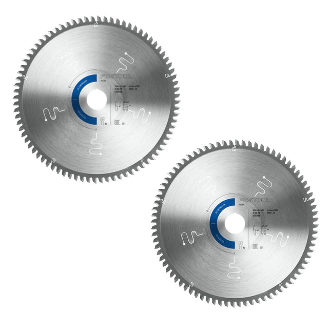 Set di lame circolari speciali Festool 2x TF80 A 254 x 2,4 x 30 mm ( 2x 575978 ) per sega circolare TKS 80